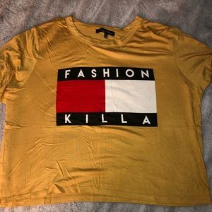 “Fashion Killa” crop top
